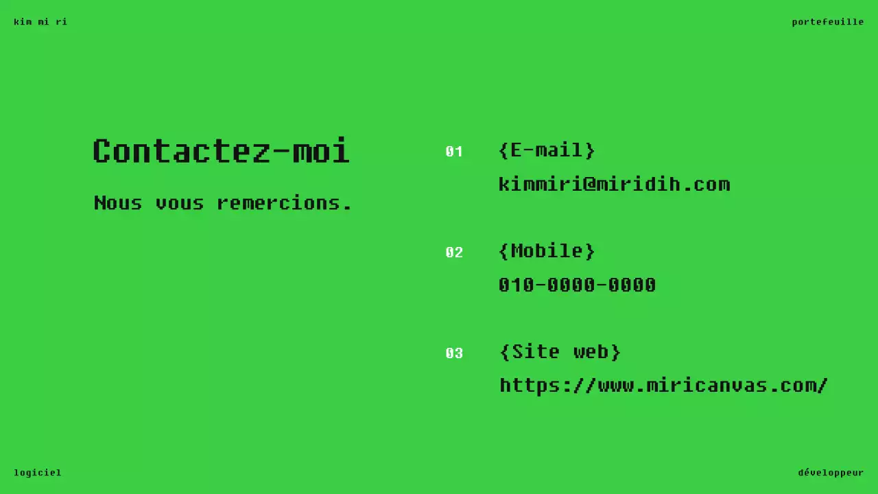 Portefeuille de logiciels modernes noirs