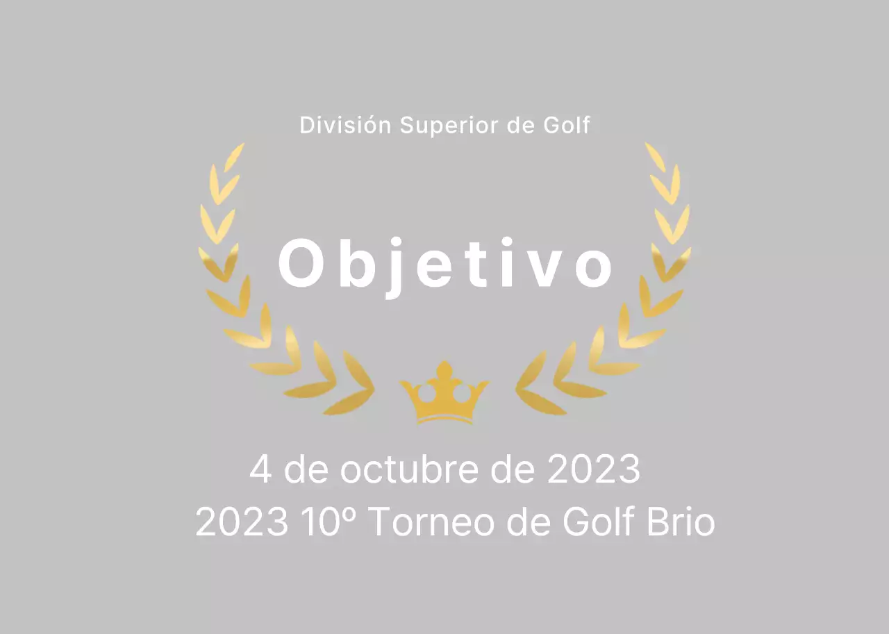 Listado simple de golf