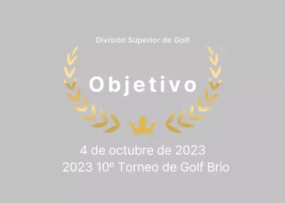 Listado simple de golf