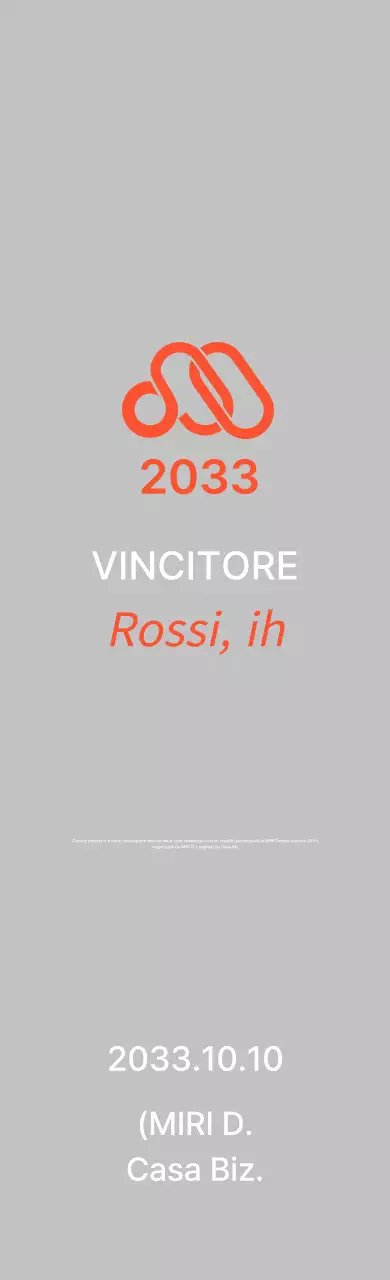 Grigio Certificato di premiazione semplice