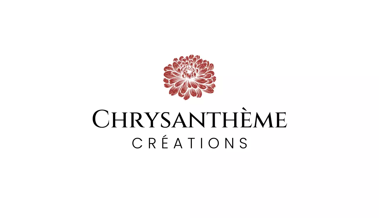 carte de visite abstraite rouge