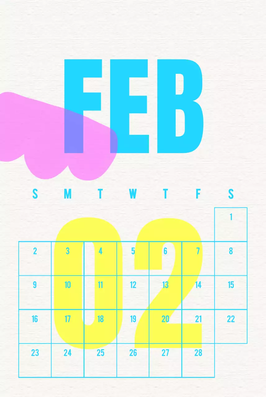 Calendario Vintage Celebrate Blue