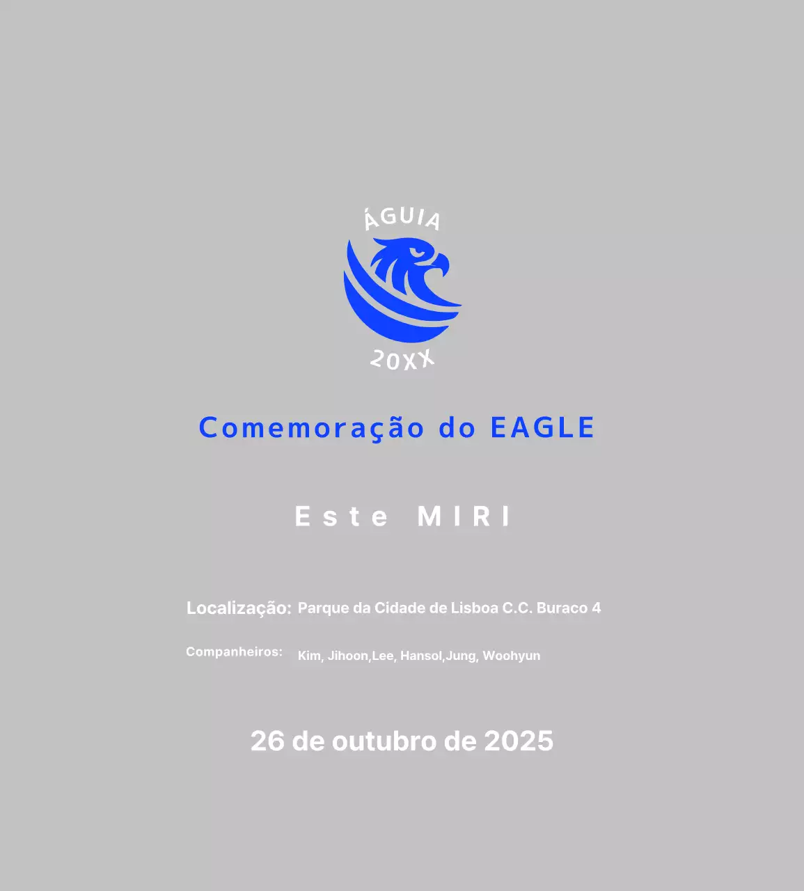 Comemorativo de Golfe Básico Azul