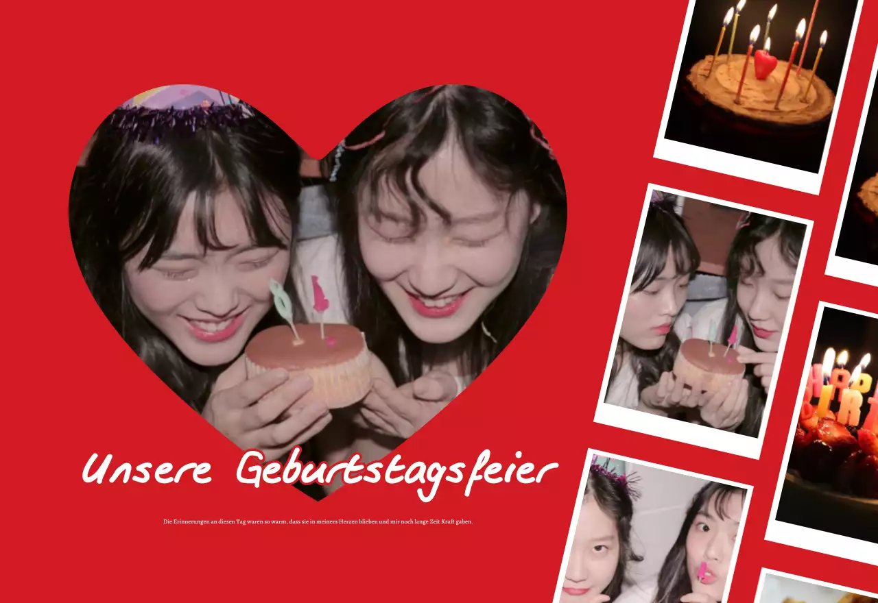 Fotokalender mit alten Erinnerungen und Fotorahmen