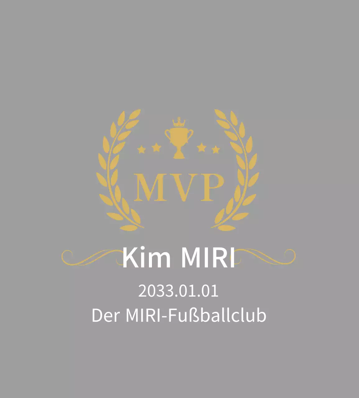 Klassische Fußball-Plakette