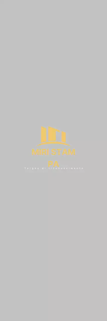 Targa di apprezzamento in oro Neat