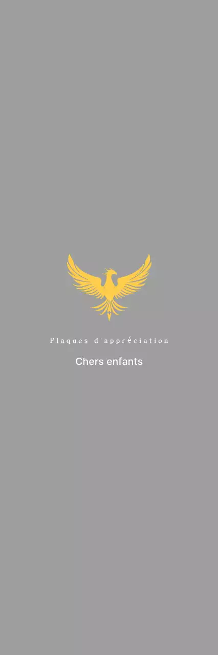 Trophée classique de tournoi de golf avec décoration phénix colorée