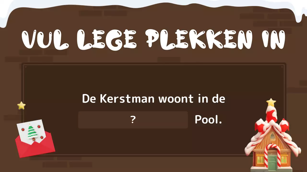 rode feestelijke vakantie quiz gids