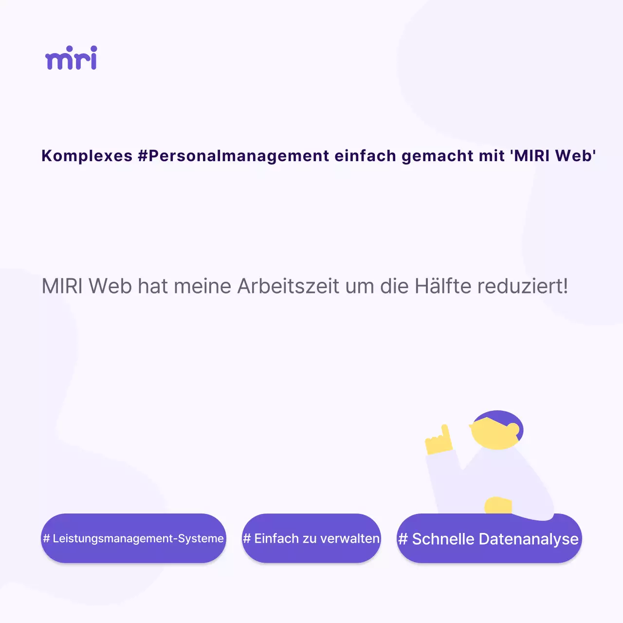 Ein einfacher gelber und violetter Partnerbrief für Unternehmen