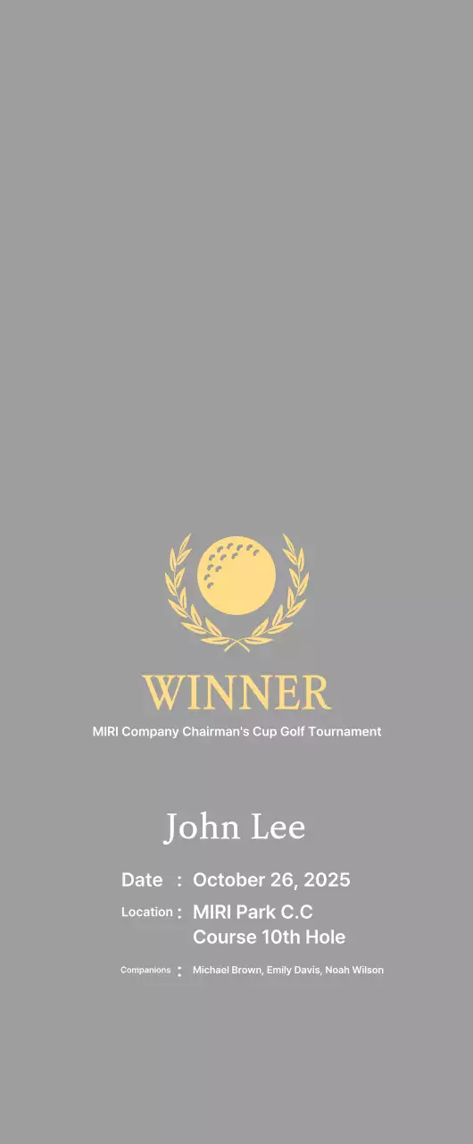 Neat listing plaque with laurels