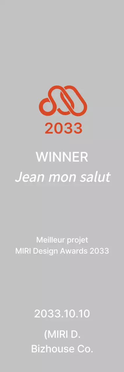 Liste de design moderne gris