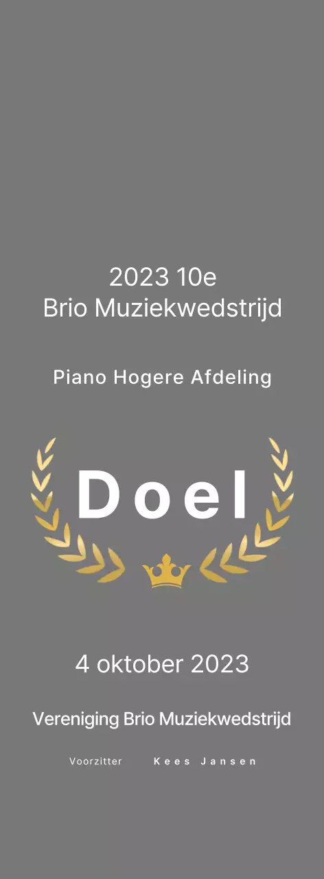 Grey Simple Muzieklijst