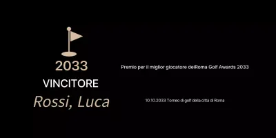 Elenco dei golfisti Black Classic