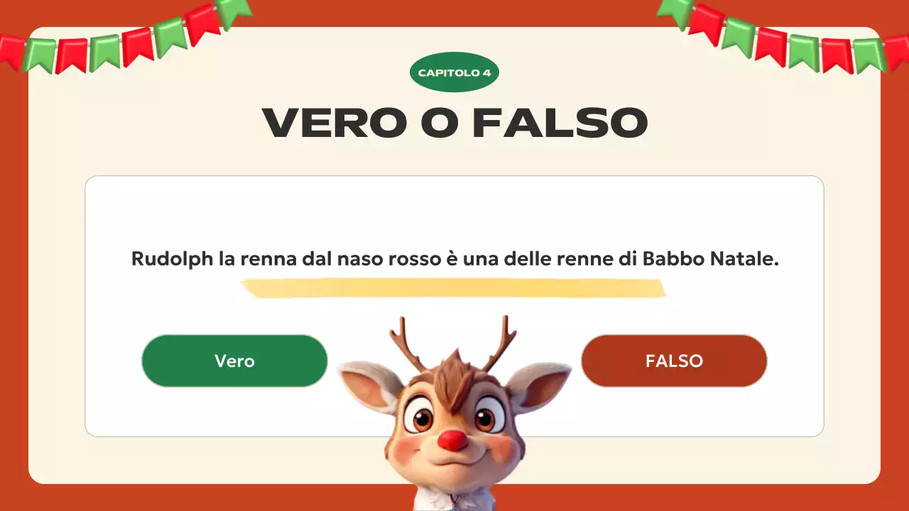 presentazione rossa festosa per le vacanze