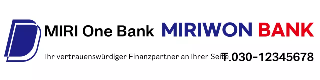 Blue Simple Finance-Anzeigen