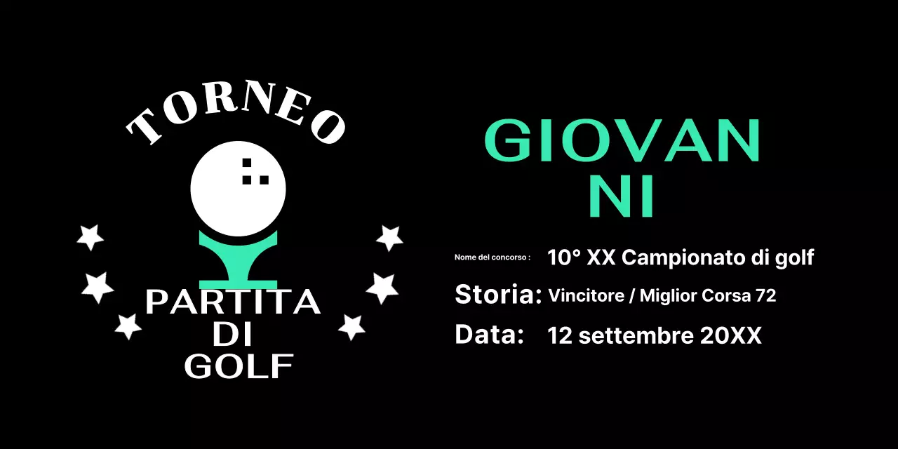 Targa Green Simple Golf