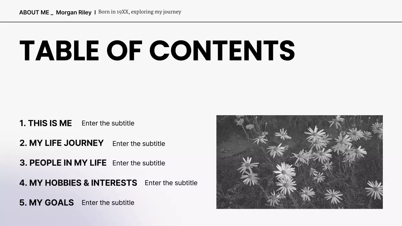 Bài trình bày tiểu sử hiện đại của người da đen