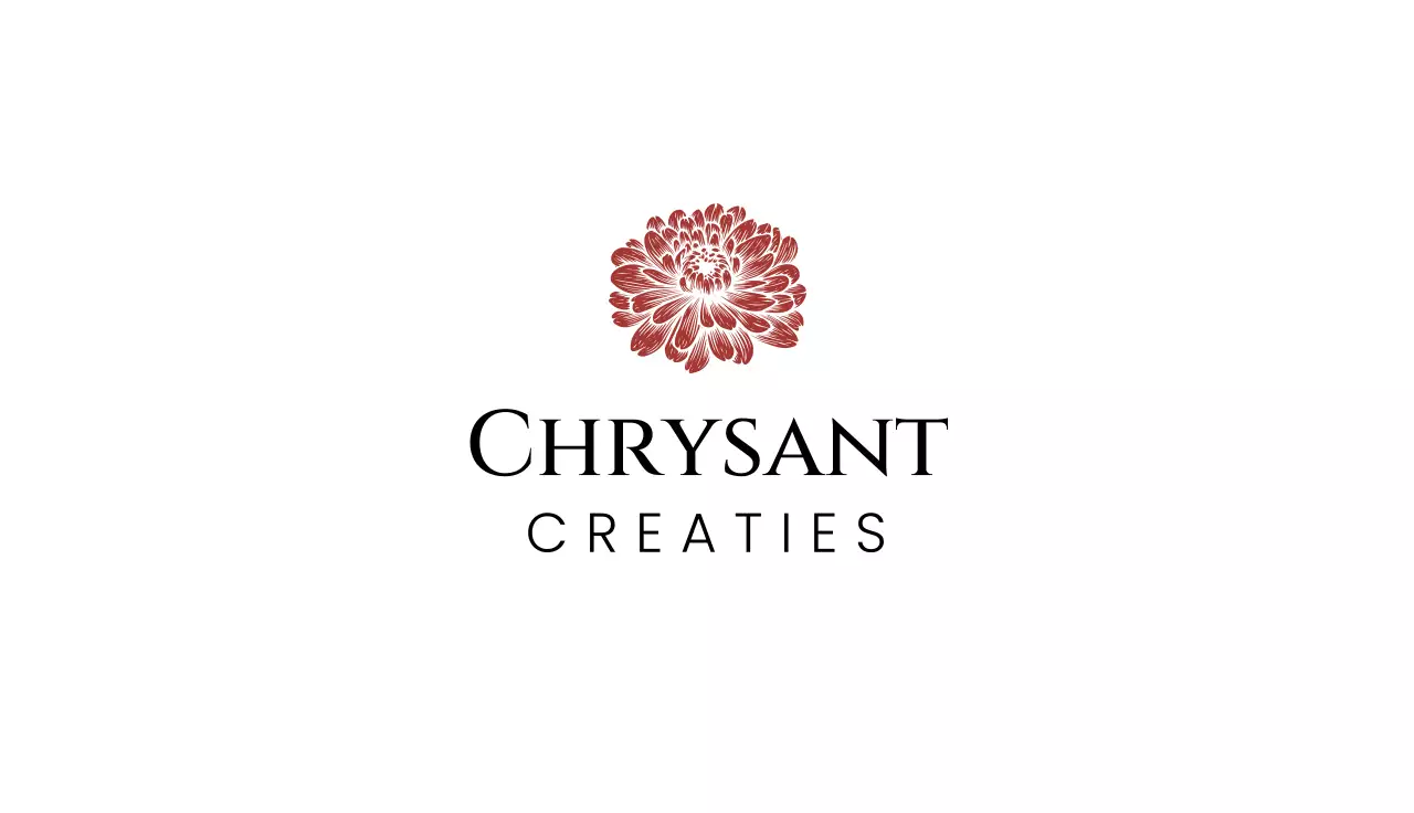 rood abstract visitekaartje