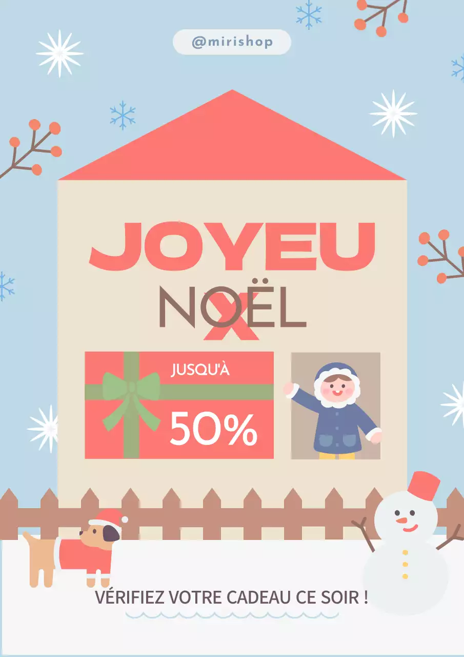 Offres de Noël cosy bleu clair