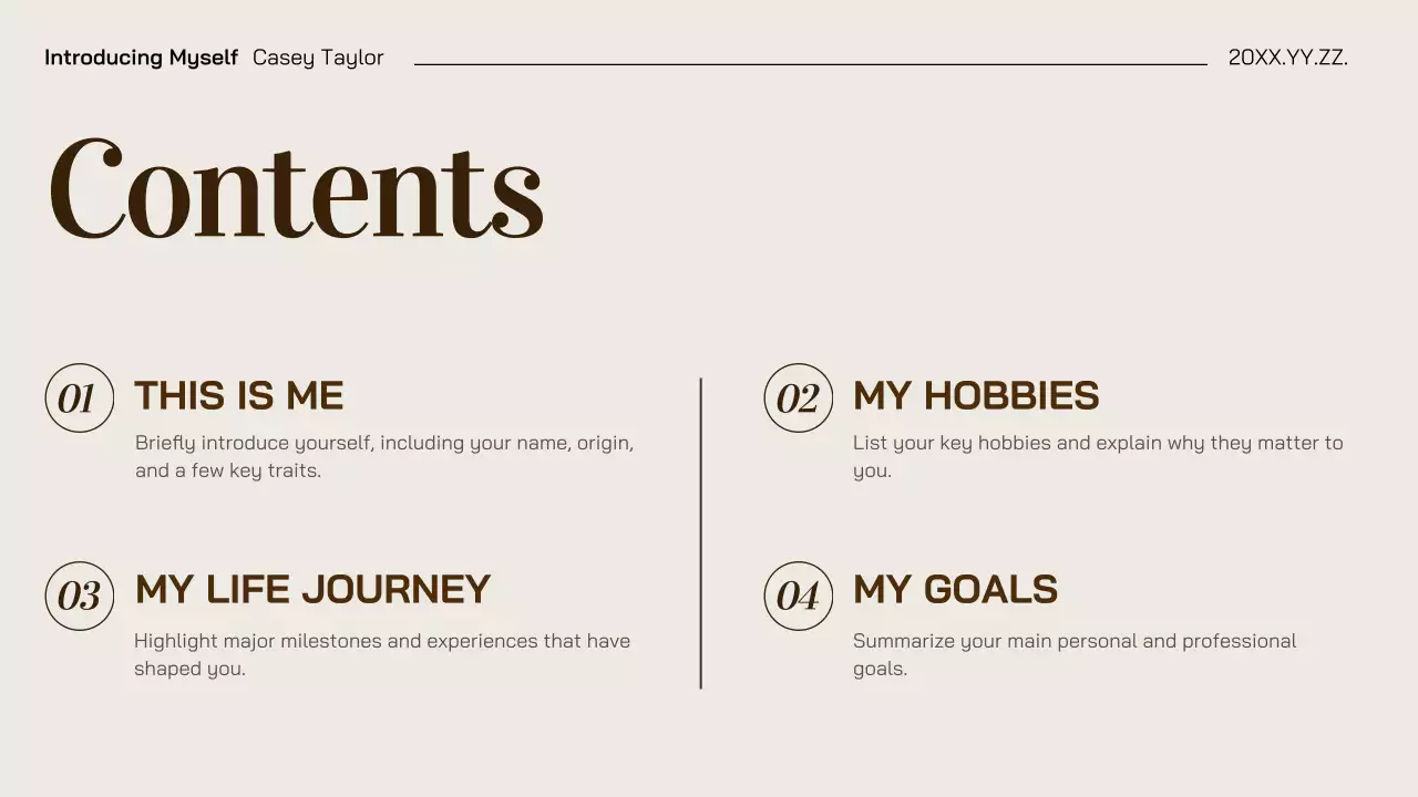 Bài thuyết trình giới thiệu Grey Modern