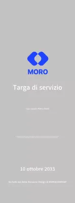 Celebrare il logo aziendale blu