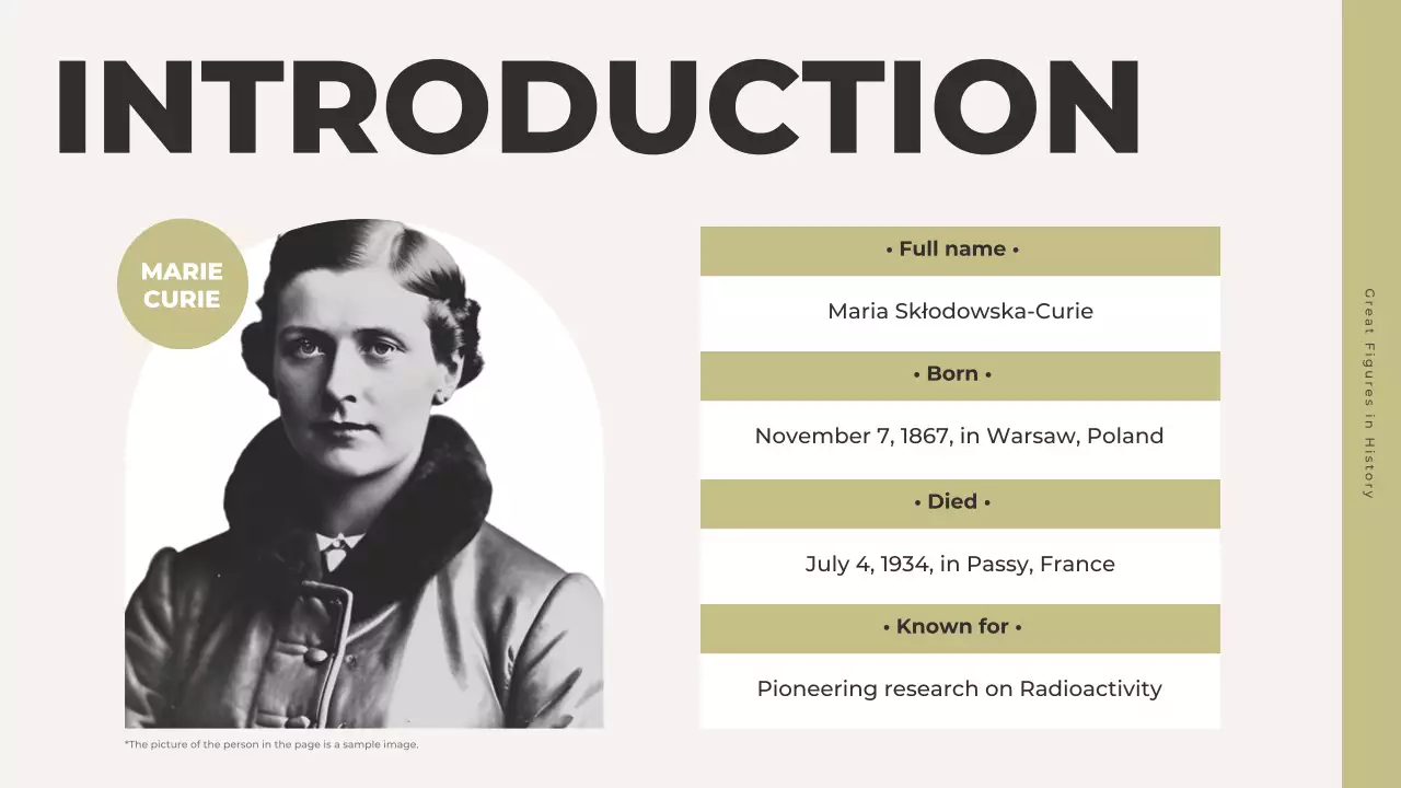 Beige Classic Scientist Presentation