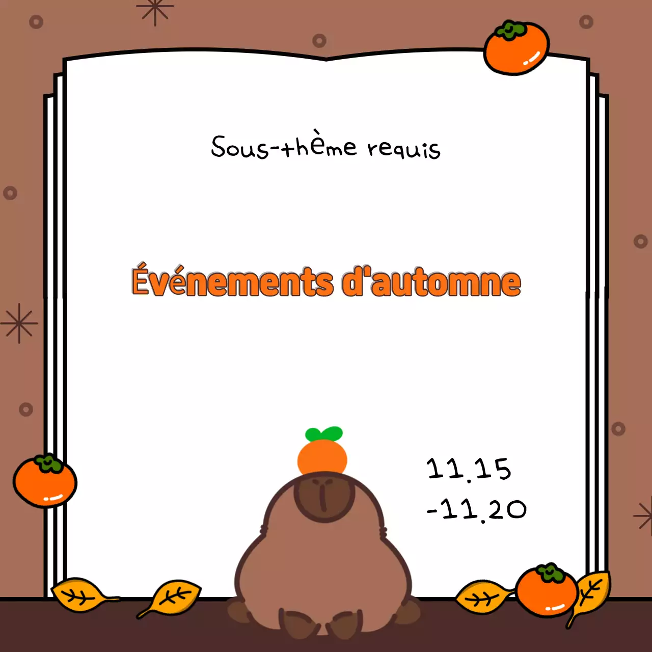 Couverture automnale dans les tons bruns et orangés