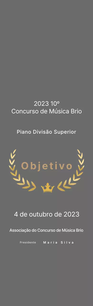 Troféu de listagem clássica