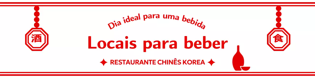 Anúncios de restaurantes tradicionais vermelhos