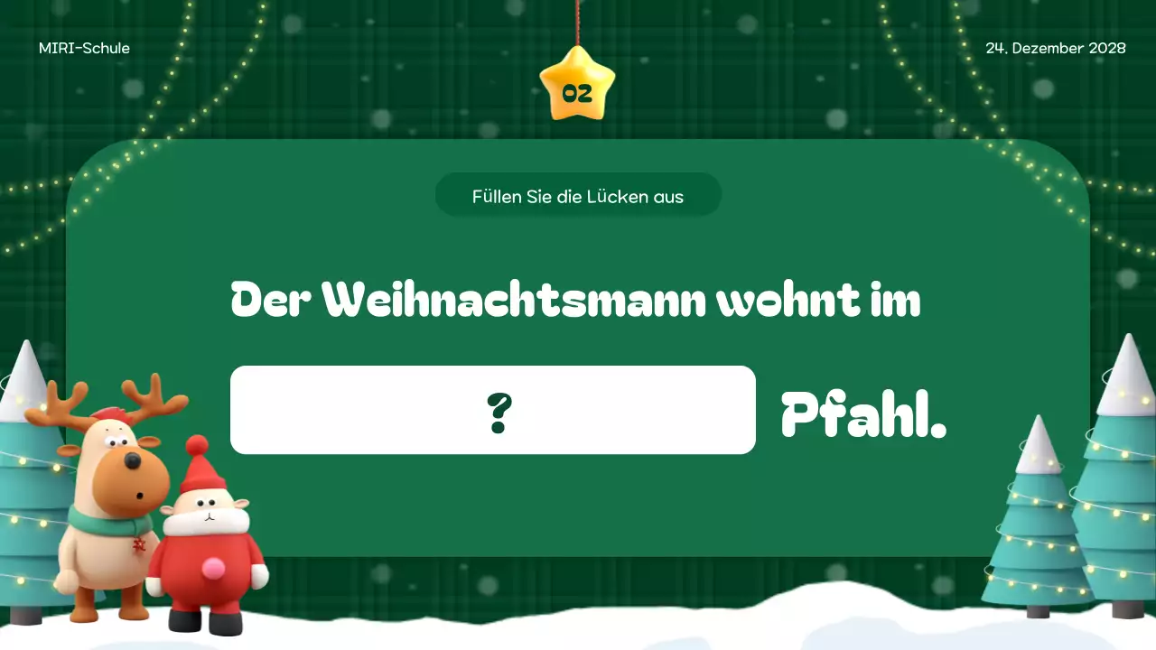 grünes Festtagsereignis