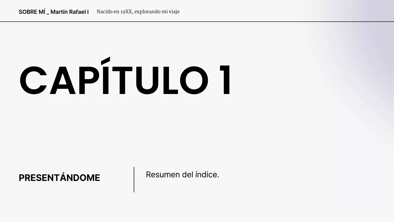 gris blanco moderno portafolio de presentación