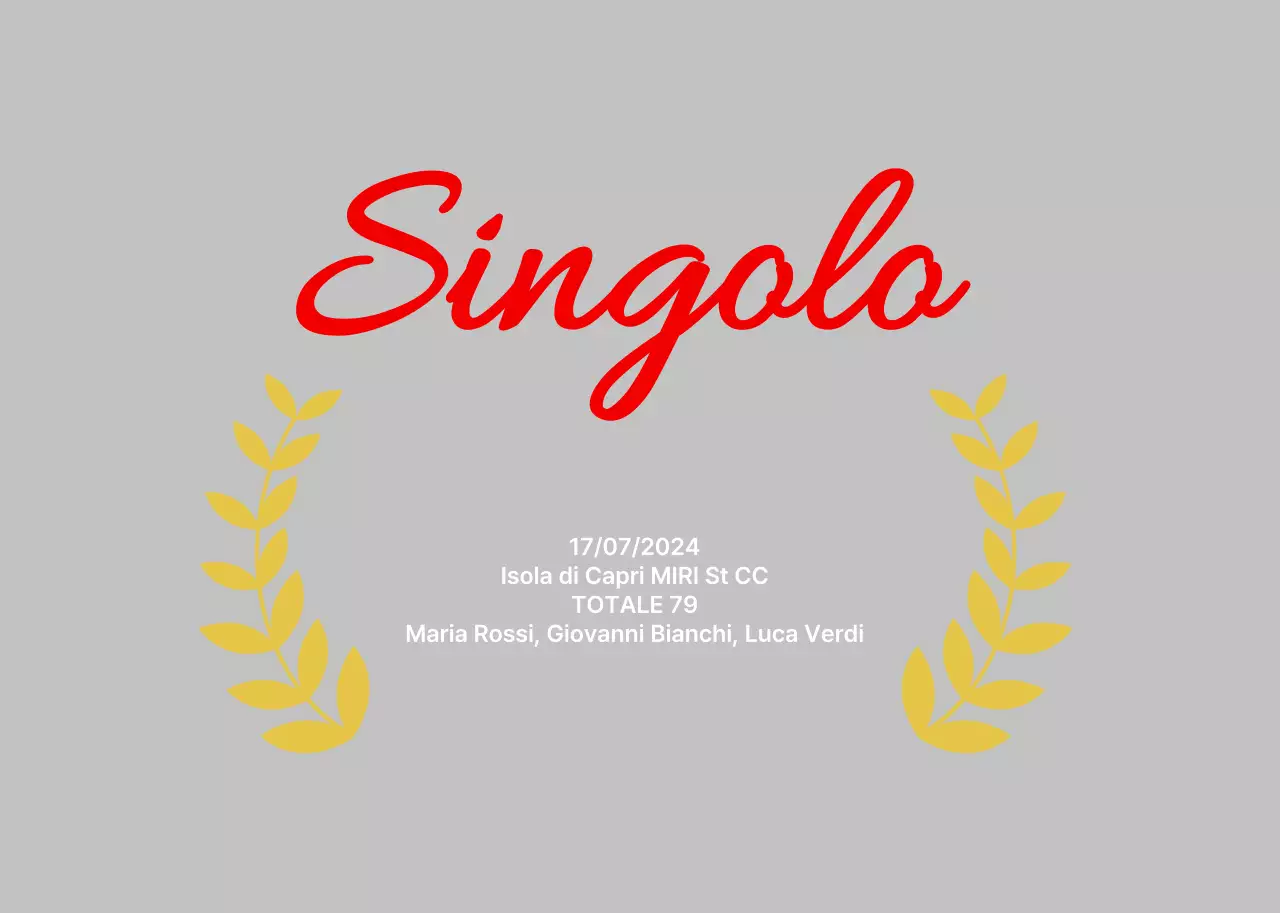 Targa Basic Golf grigia