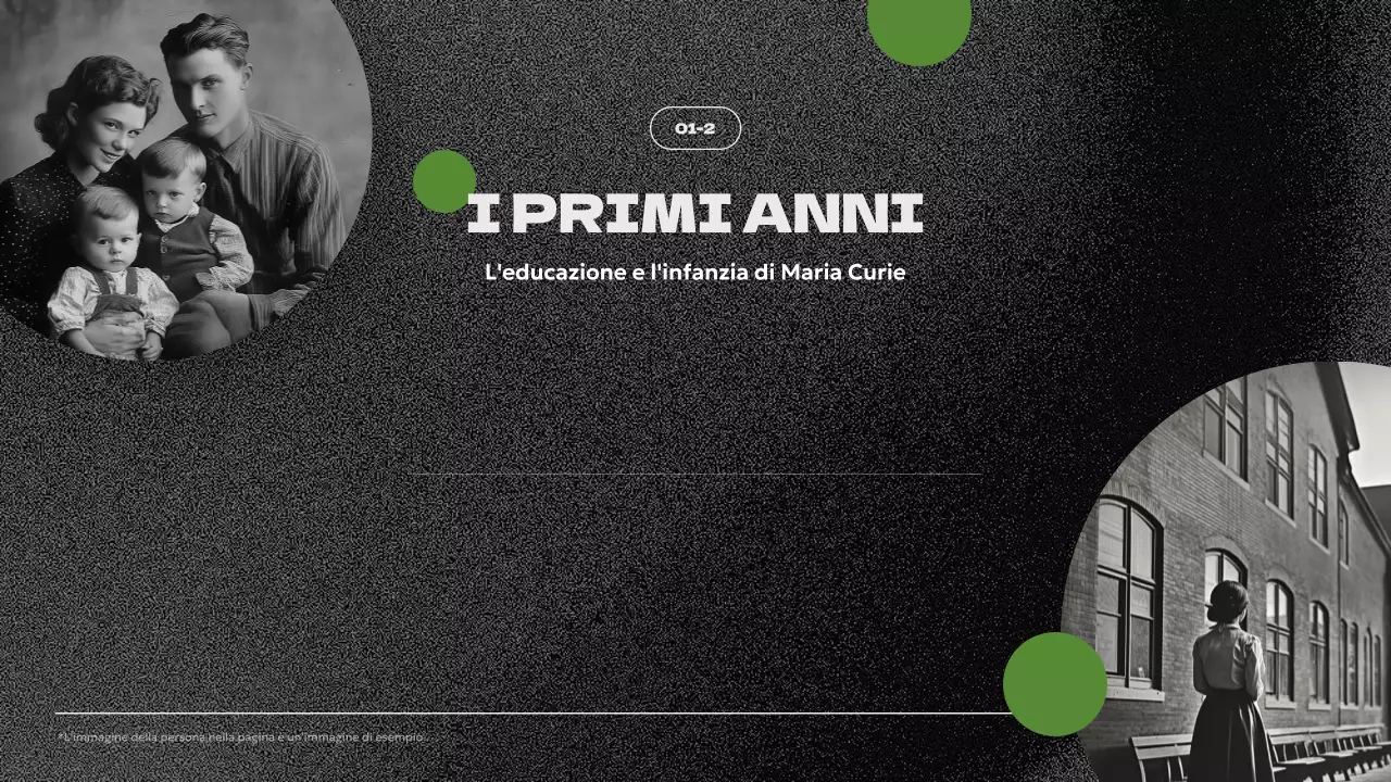 presentazione della biografia verde moderna