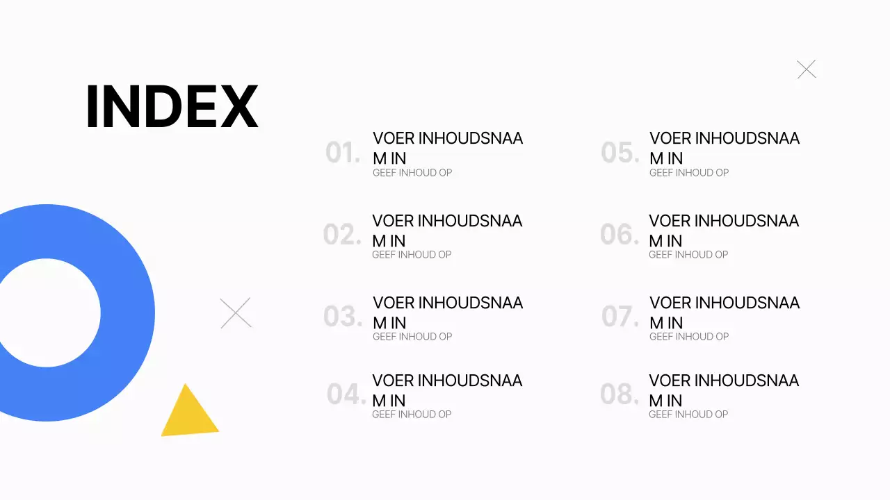Een eenvoudig ondernemingsplan in het wit