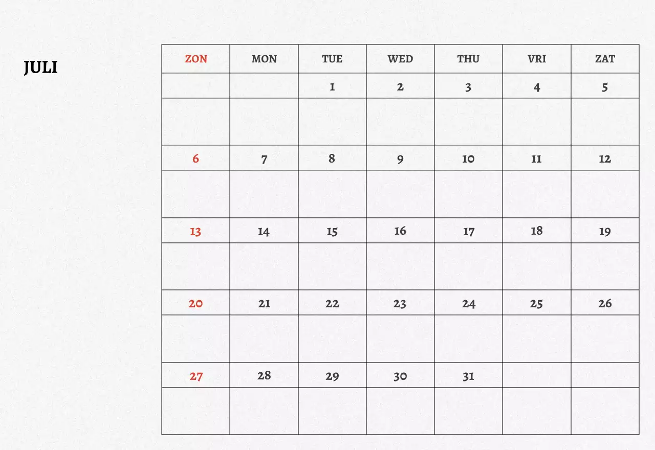 Vintage fotokalender met fotolijstjes