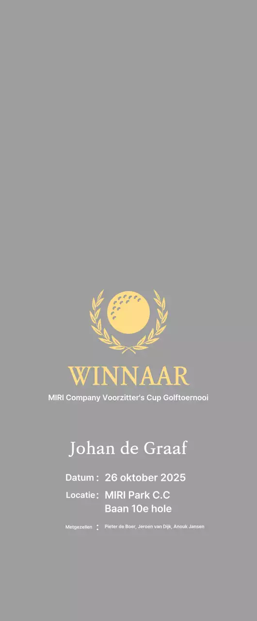 Nette plaquette met lauweren