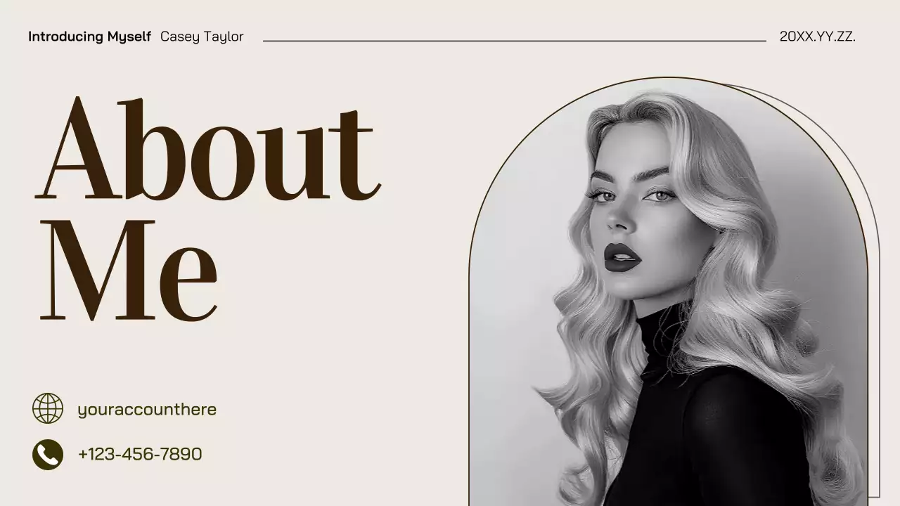 Bài thuyết trình giới thiệu Grey Modern