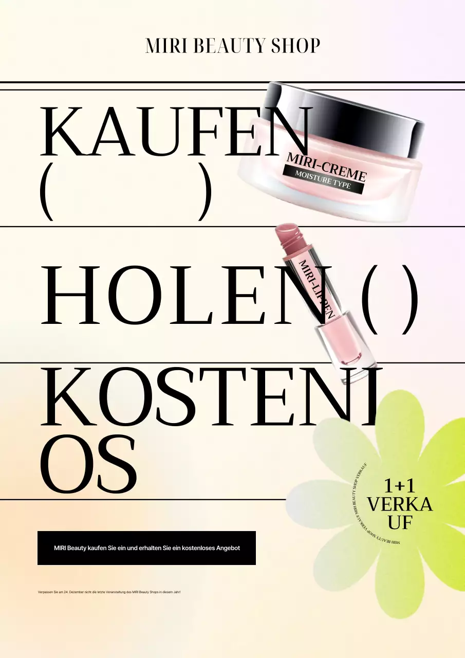 Orange Retro-Werbeveranstaltung