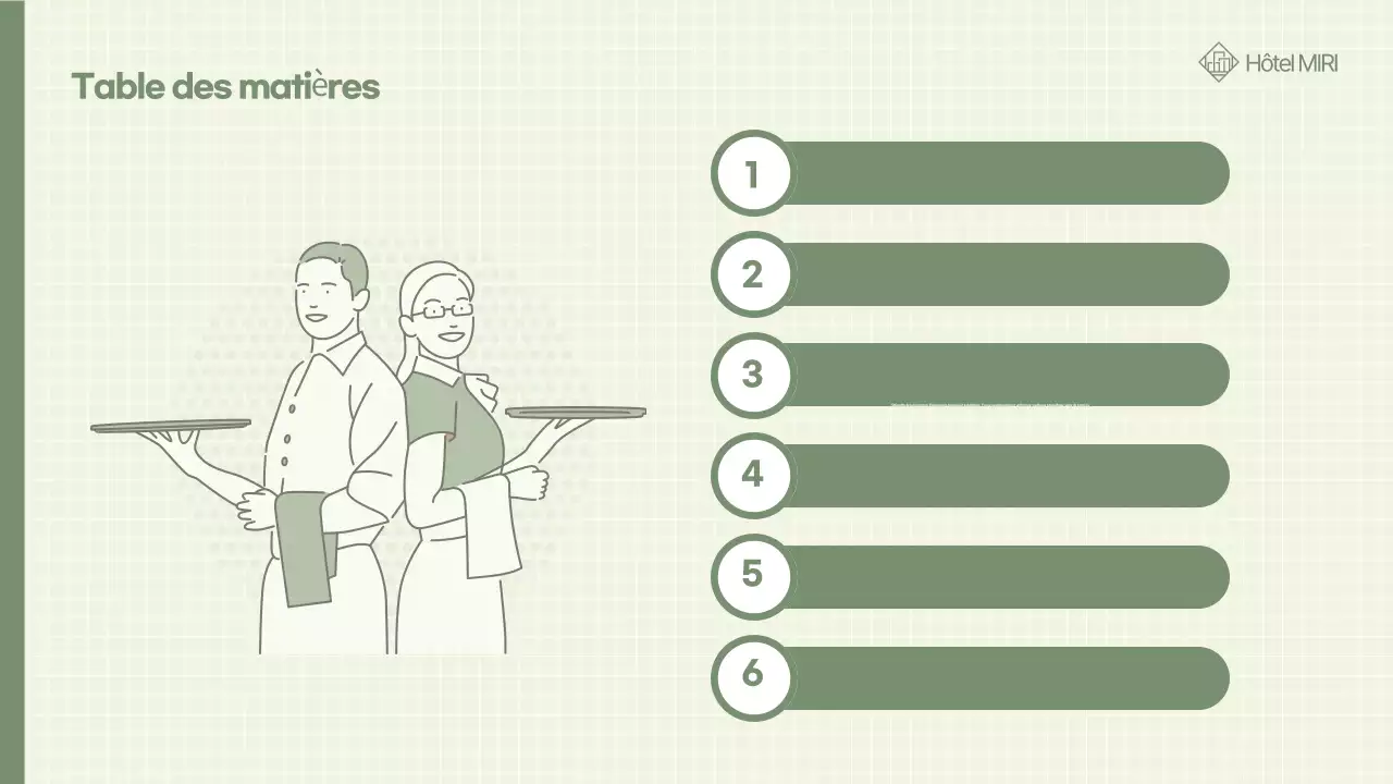 Formation du personnel au code vestimentaire kaki propre et soigné