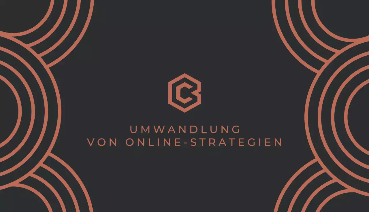 weiße minimalistische Visitenkarte