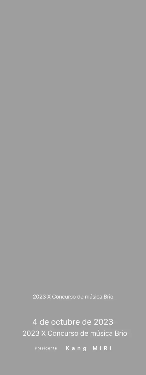 Placa de concurso de piano sencillo