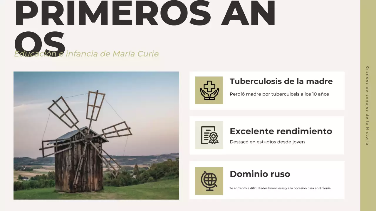 presentación de la historia de grey classic