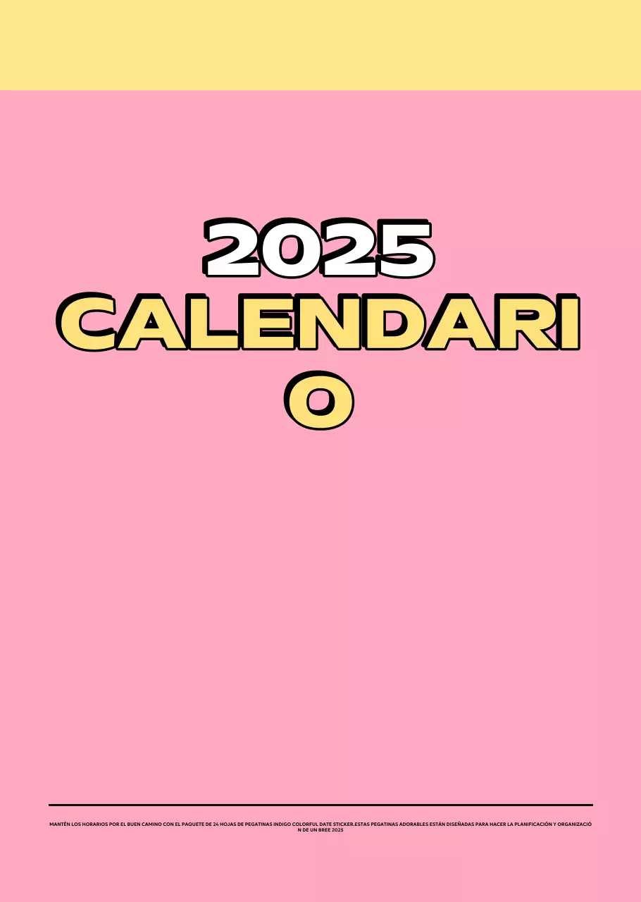 Coloridos calendarios con diversas ilustraciones retro