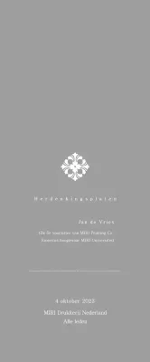 Klassieke plaquette met patroon in opdracht