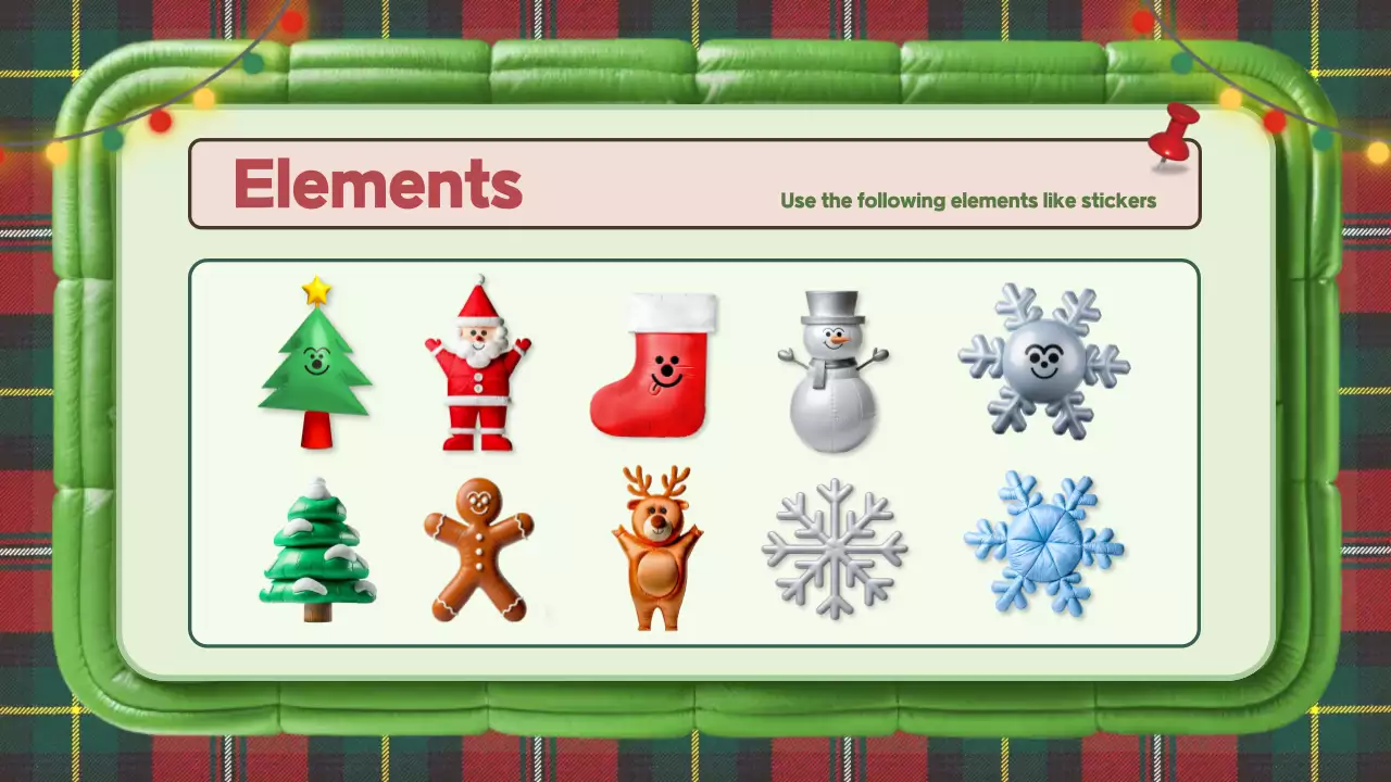 Red Traditional Christmas Quiz Guide Presentation