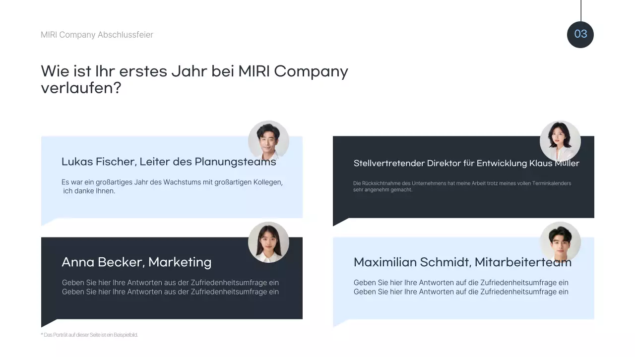 Das Ende des Jahres in blau modern feiern