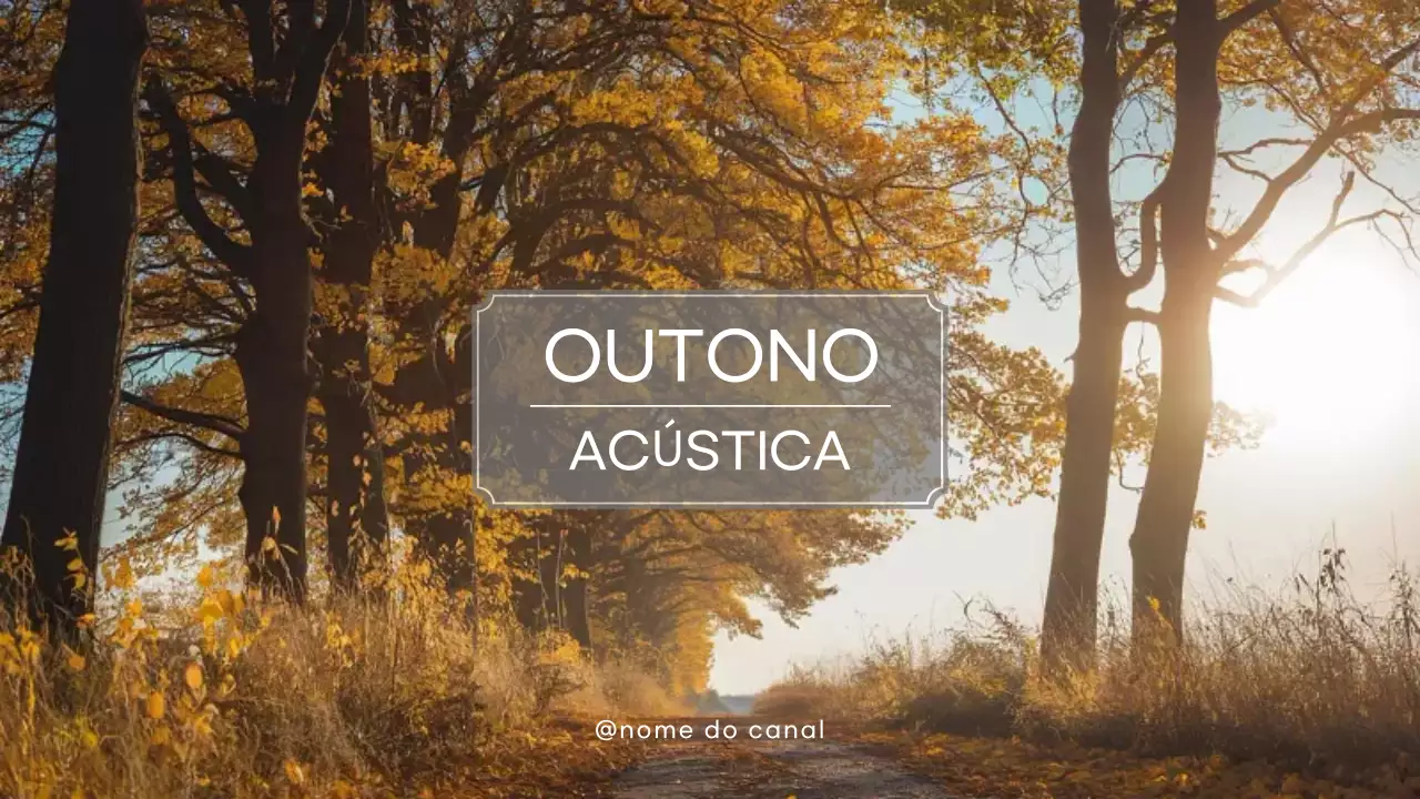 design rústico dourado para listas de reprodução