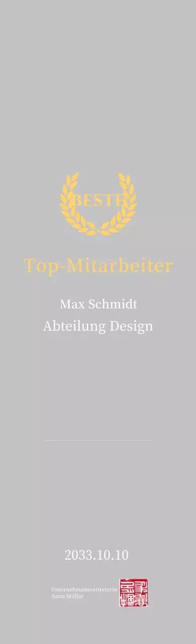 Gelbe einfache Listungstafel