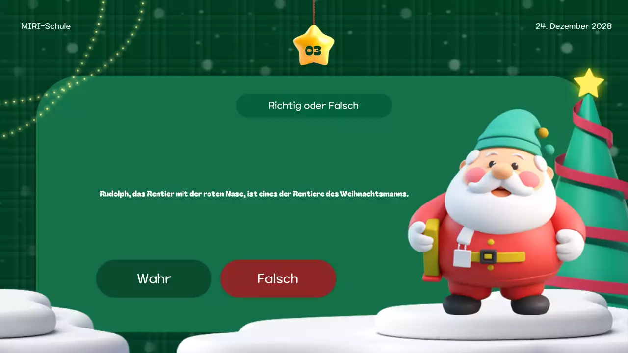 grünes Festtagsereignis