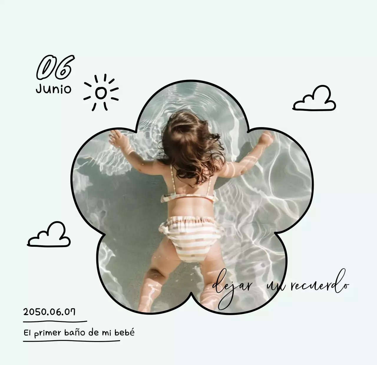 Calendario de Año Nuevo acogedor y blanco